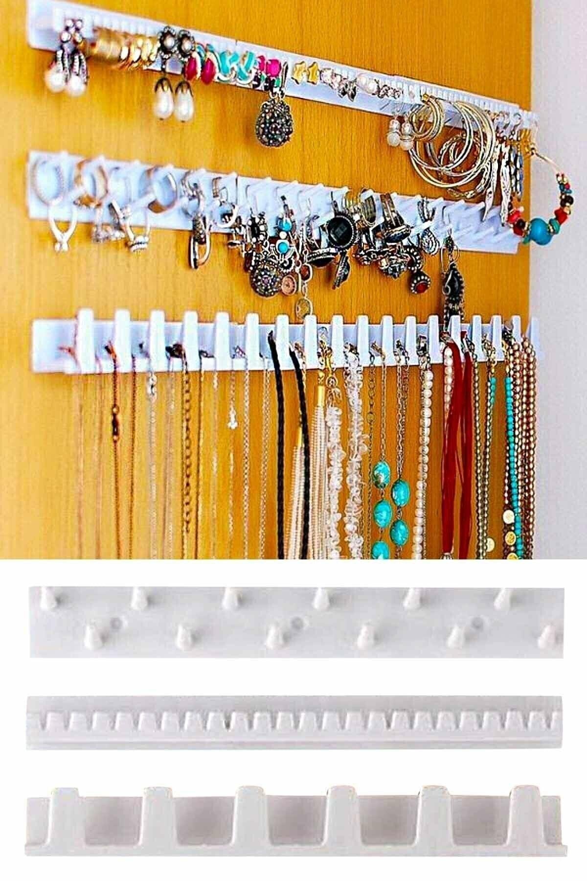 Earring Necklace Hanger Practical Jewelry And Accessories Organizer Hanger Organizer - Swordslife