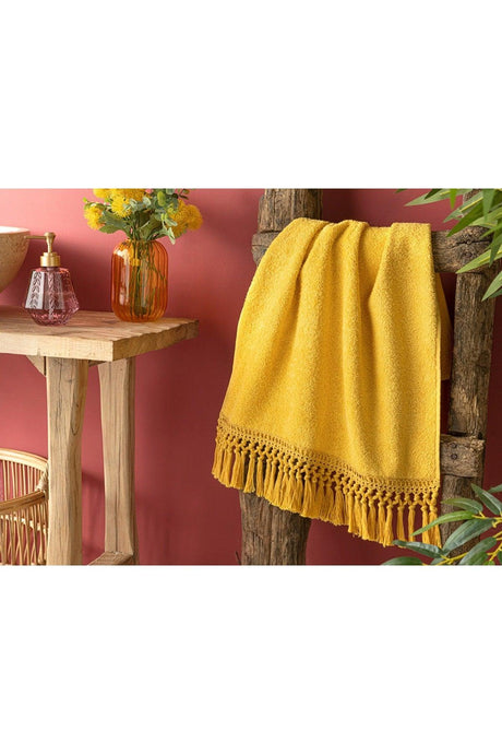 Eaves Cotton Fringed Face Towel 50x70 Cm