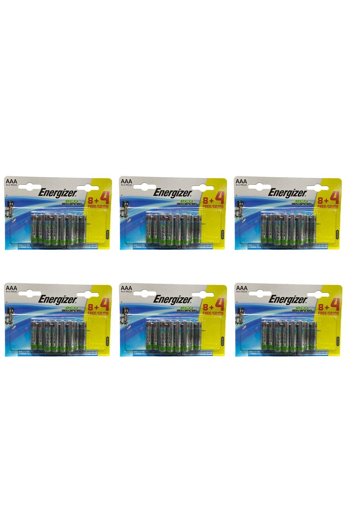 Eco Advanced 8+4 AAA Alkaline Battery 6 Pack