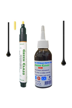Eco black liquid chalk pen set with 100ml refillable ink