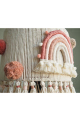 Ecru Rainbow Macrame Baby and Kids Room Chandelier - Swordslife