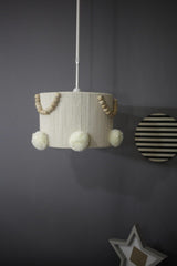 Ecru Macrame Chandelier Kids Room Chandelier Baby Room Chandelier 0102 - Swordslife