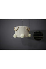 Ecru Macrame Chandelier Kids Room Chandelier Baby Room Chandelier 0102 - Swordslife