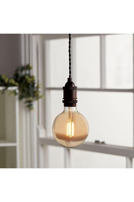 Edison Type G95 4 Watt E27 Lampholder Rustic Led