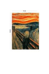 Edvard Munch Scream Wall Covering Carpet 140 X 100 Cm-70x100 Cm - Swordslife