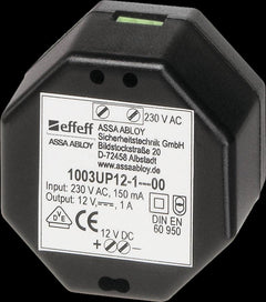 12V 1.25A Power Supply for Access Control Door Openers and Escape Route Systems