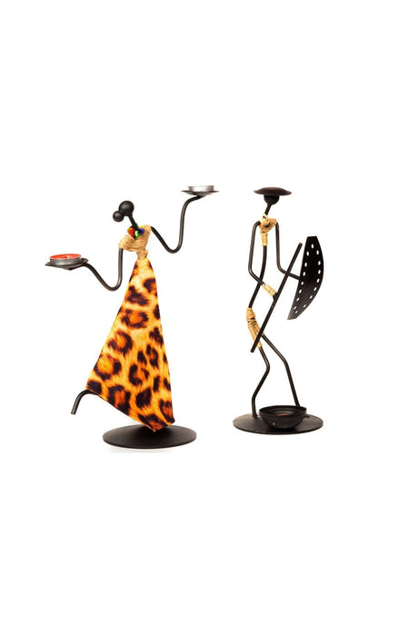 Ege Dekor 2 Li Set Preis inklusive Afrika, Dekorative, Damaskus, Kerzenhalter, Biblo, Teelichtkerze - Swordslife