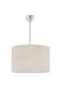 Aegean Modern Cream Fabric Lampshade Pendant Lamp Single Chandelier - Swordslife