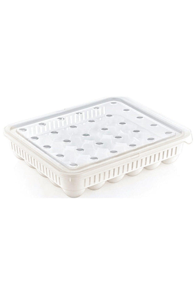 Egg Storage Container 30 Pcs, 1 Piece, Sterile Egg Cup, Egg Organizer with Lid - Swordslife