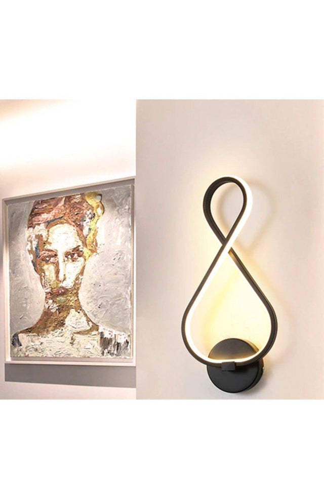 Eight Modern Design White Led Sconce - Swordslife