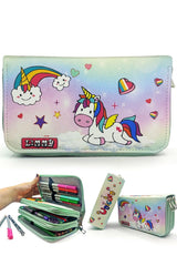 Unicorn Candy Themed Modelist Pencil Case Three