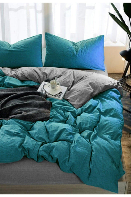 Single Double Sided Duvet Cover Set