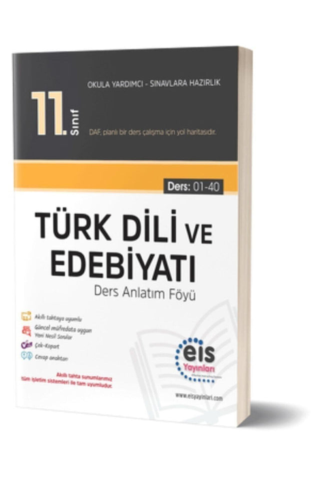 Eis 11th Grade Turkish Language and Literature Daf Lectures Lectures - Swordslife