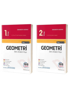 University Entrance Exam Geometry Practice Books – 2 Volume Set