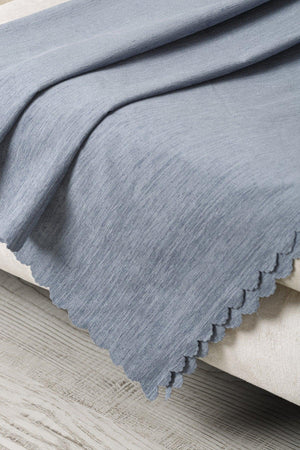 Ice Blue Oversized Couple Covering Their Arms