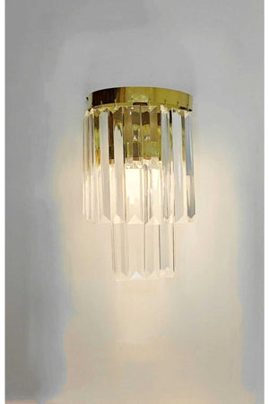 Electric Pandora Stone Single Gold Wall Sconce - Swordslife