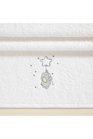 Elephant Bath Towel 70x130 cm White