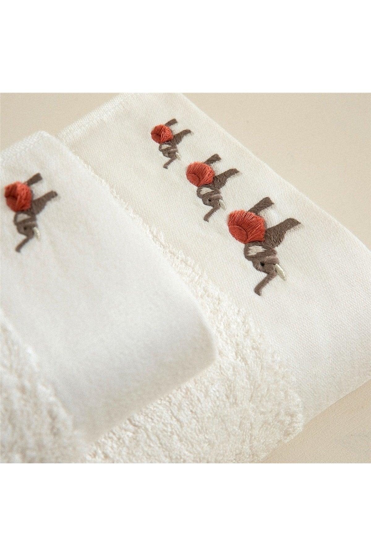 Elephant Face Towel 50x90 cm Ecru
