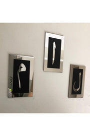 Elif Lam Mim Silver Mirror Plexi Wall Painting