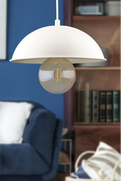 Elista Single Chandelier White - Swordslife