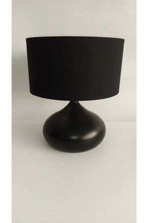 Ellipse Table Lamp Black Cloth Hat - Swordslife