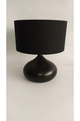 Ellipse Table Lamp Black Cloth Hat - Swordslife