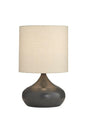 Ellipse Table Lampshade With Cream Fabric Hat - Swordslife