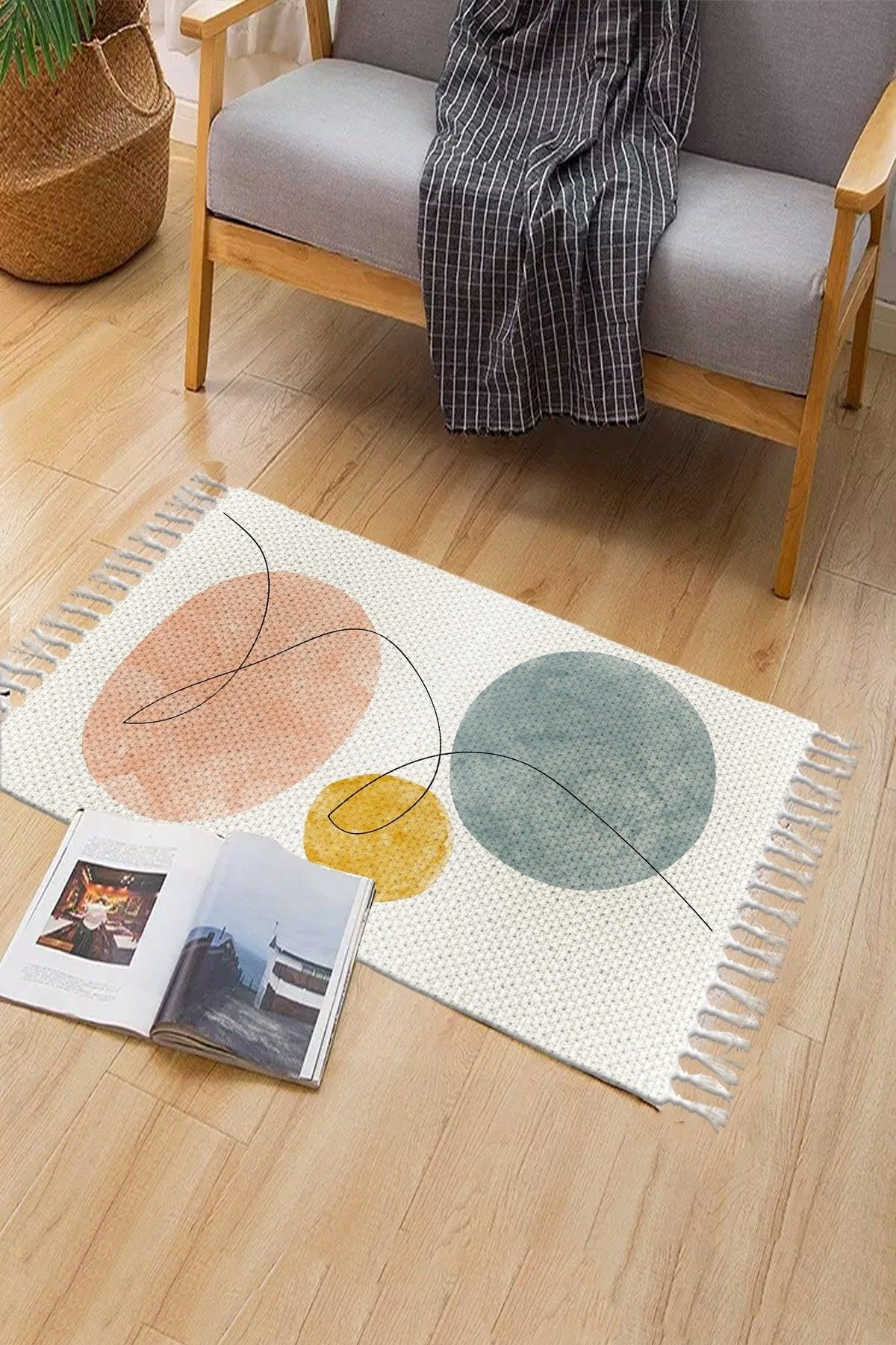 Else Patterned Washable Modern Single Bathroom