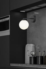 Elvin Black Wall Lamp Modern Retro Sconce For Bedroom-Bedhead-Bathroom - Swordslife
