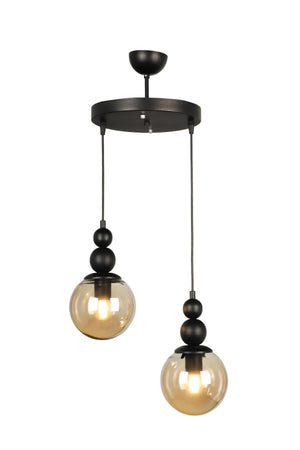 Endless 2nd Chandelier Black Honey Glass - Swordslife