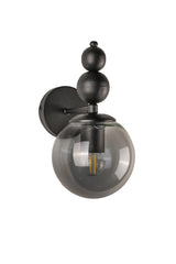 Endless Sconce Black Smoked Glass - Swordslife