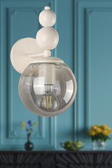 Endless Sconce White Smoked Glass - Swordslife