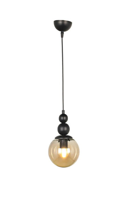 Endless Single Chandelier Black Honey Glass - Swordslife