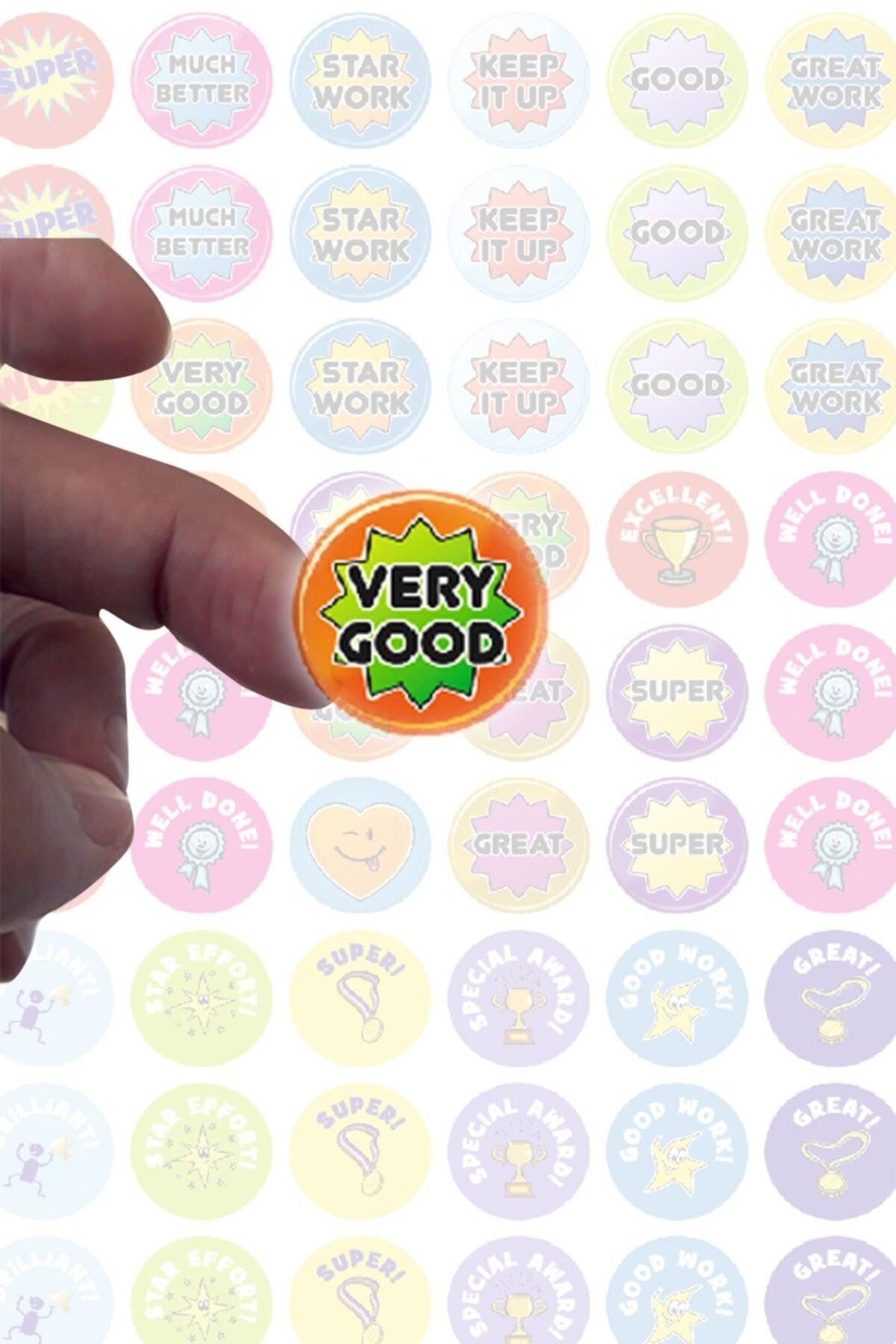 English Homework Label Sticker English Well