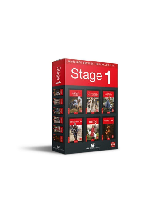 English Reading Book - Level 1 - 6 Books - With DataMatrix Listening - Swordslife
