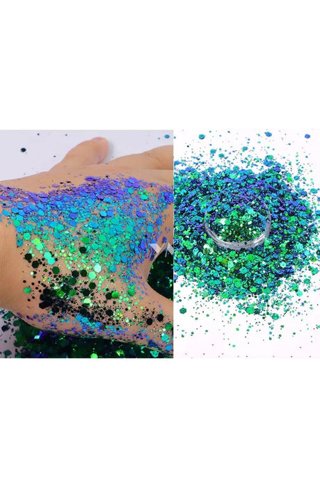 Epoxy Chunky Glitters Chameleon Makeup