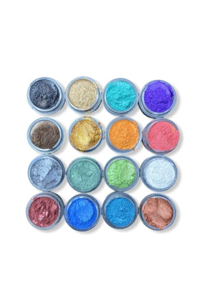 Epoxy Resin 16 Pieces Mini Pearl Powder Pigment