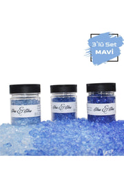 Colored Glass Shards For Epoxy Resin Blue