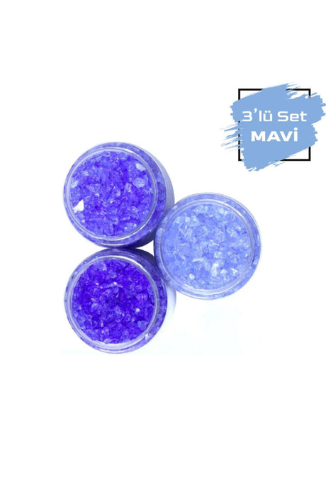 Colored Glass Shards For Epoxy Resin Blue