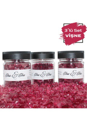 Colored Glass Shards Cherry For Epoxy Resin