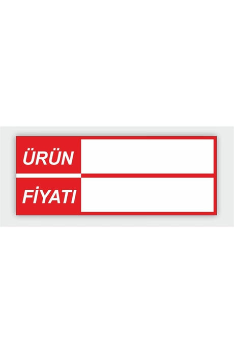 Erasable PVC Coated Label Shelf Front