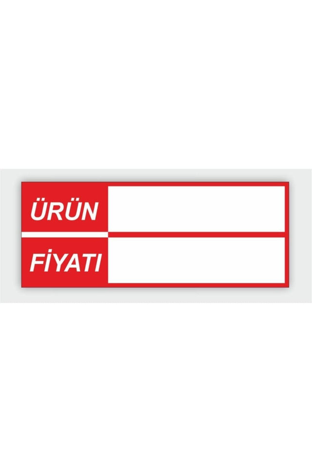 Erasable PVC Coated Label Shelf Front