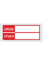 Erasable PVC Coated Label Shelf Front