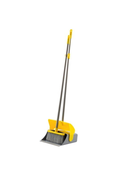 Dustpan Broom with Ermop Cover Yellow - Swordslife