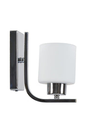 Esila Modern Black Color Sport White Glass Wall Single Wall Sconce - Swordslife