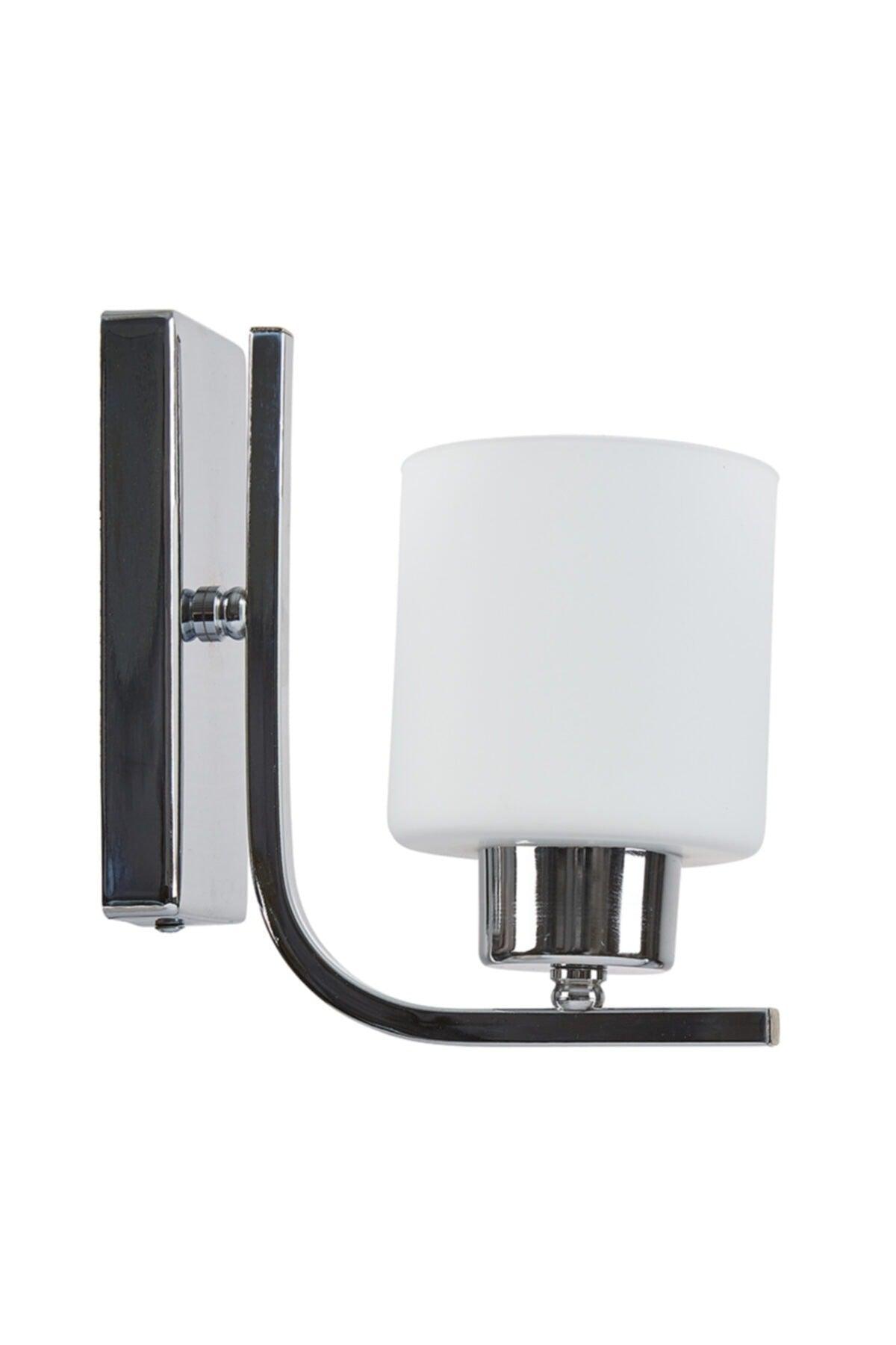 Esila Modern Black Color Sport White Glass Wall Single Wall Sconce - Swordslife