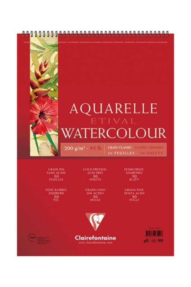 Etival Watercolor Book (a4) 300gr 30 Pages