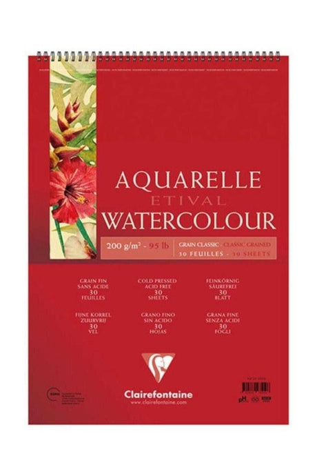 Etival Watercolor Book (a4) 300gr 30 Pages