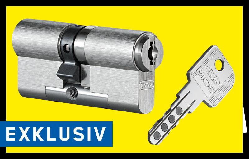 EVVA locking system MCS extension 5 mm w. 100mm total length - Swordslife