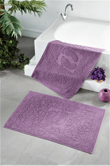 Extra Soft 2 Pieces Cotton Bath Mat